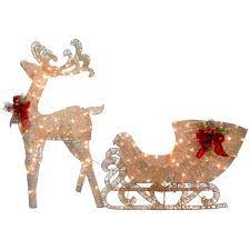 Check spelling or type a new query. Reindeer Pulling Sleigh Lighted Display Reviews Birch Lane