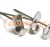Rectangular Base Lacing Anchors / Hooks - Warmlock Fasteners