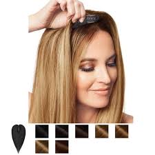 Susan ︳Brauner 10*12 Seidenbasis-Echthaar-Topper