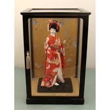 Some are friendship dolls, others mimic the geisha's beauty, and there are always popular warrior dolls with their very expressive faces. Japanese Geisha Dolls In Glass Cases Shop Clothing Shoes Online