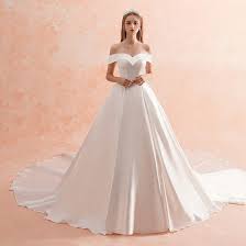 Hochzeitskleider schlicht lang, hochzeitskleider schlicht creme, hochzeitskleider online, hochzeitskleider schlicht standesamt, hochzeitskleider. Schlicht Ivory Creme Brautkleider Hochzeitskleider 2019 A Linie Off Shoulder Kurze Armel Ruckenfreies Konigliche Schleppe