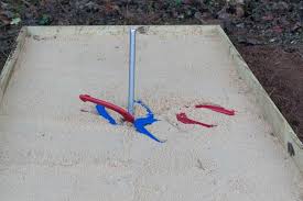 The most critical measurement is the distance between the two stakes which comes to exactly 40 feet. How To Make A Horseshoe Court Hgtv