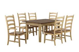 Take a look at the furniture options at macy's to choose the right pieces for your dining room. Amazon Com Sunset Trading Brook Dining Table Set Xl Three Sizes Distressed Two Tone Light Creamy Wheat With Warm P Table Chair Sets