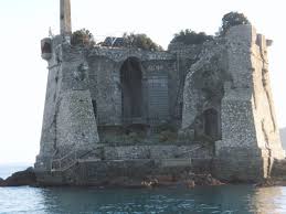 Photo about the scola tower (torre scola) xvii century in the gulf of la spezia or gulf of poets (golfo dei poeti). Scola Tower Mapio Net Tower Italy Southern Europe