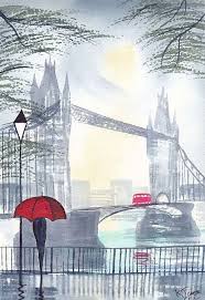 Misty Morning London London Art Travel Art Art