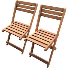Maybe you would like to learn more about one of these? Lot De 2 Chaises Pliantes En Bois Exotique Marron Clair