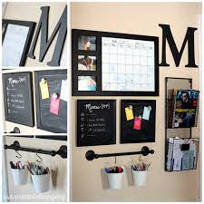 You may also wish to store some office supplies nearby (pens, pencils, scissors, etc.) and may even want to incorporate a charging station. 20 Inspiring Home Command Centers Home Command Center Command Center Kitchen Family Command Center