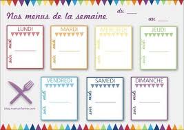 Planning Vierge Menu Semaine Recherche Google Planning Vierge Menu Semaine Planning Menu Semaine