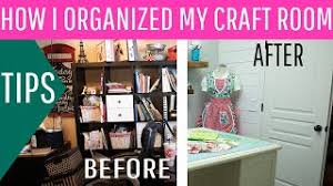 If you've been holding on to things for years, and haven't used them, let them go. Organize Your Craft Room With These 3 Easy Tips Youtube