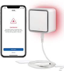 What is the best water leak detector? Eve Water Guard Apple Homekit Smart Home Water Leak Detector 6 5 Ft Sensing Cable 100 Db Siren App Notifications Amazon Com