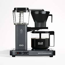 Width from outer edge to edge is 7 3/8. Technivorm Moccamaster Coffee Makers Crate And Barrel