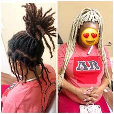 Box Braids Over Dreads 613blonde Tucked Braids Womens Hairstyles Box Braids