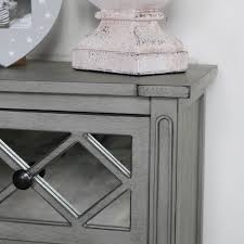 4.6 out of 5 stars. Grey Mirrored Bedside Lamp Table Vienna Range