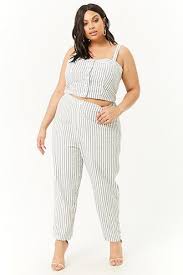 Plus Size Striped Crop Top Plus Size Crop Tops Striped Crop Top Striped Tube Top