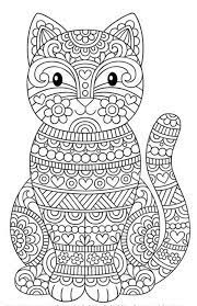 Coloring is a fun way to develop your creativity, your concentration and motor skills while forgetting daily stress. 45 Free Printable Coloring Pages To Download Buzz16 In 2021 Coloring Books Cat Coloring Page Notebook Doodles