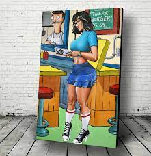Adult Tina Belcher Bobs Burger butts sexy cosplay art cartoon  poster hentai | eBay