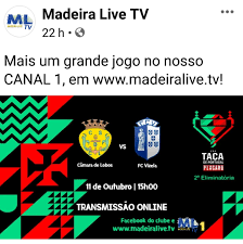 Jogo Camara De Lobos Vizela Passa Madeira Tv