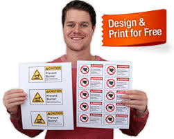 Delete the picture of your panel from the drawing program leaving only the lettering and graphics. Free Safety Labels Printable Safety Label Pdfs