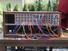 A few months back i decided to jump into the modular world of eurorack synths. My Diy Modular Synthesizer 3 Oscillators 1 Dual Gate Delay 3 Adsr Modules And A Moog Ladder Filter Clone Everything Was Handmade Aside From The Case Brackets The Pittsburg Lifeforms Modules And