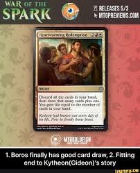 War Spark 1 Boros Finally Has Good Card Draw 2 Fitting End To Kytheon Gideon S Story 1 Boros Finally Has Good Card Draw 2 Fitting End To Kytheon Gid Card Drawing