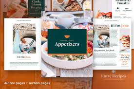 The Cook E Book Template 2 0 In 2020 Cookbook Template Book Template Recipe Template