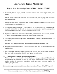 Actuellement stagiaire, vous devez rédiger un rapport de stage. Adevaratul Raport De Activitate Al Primarului Clujului Sorin Apostu Transildania