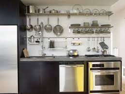 kitchen: open rail storage systems