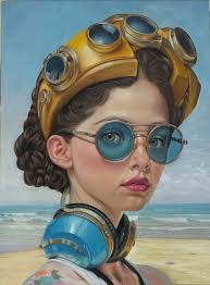 This is my beautiful gentle girl Alice, created using pastel pencils