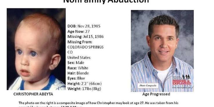 DNA results for people who thought they were Christopher Abeyta announced