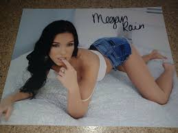 Megan Rain Signed 8X10 Photo Sexy AVN Star Model Autograph Authentic | eBay