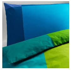 Hubsche Bettwasche Aus Baumwolle Blau 155x220 Von Ikea Bettwasche Finder De