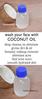 coconut oil for clean and clear skin