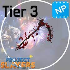 Roblox Project Slayers PS TIER 3 Devourer Scythe Weapon | eBay