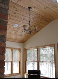 Wooden Ceiling Stained Wood Trim Ceiling Home Design Living Room