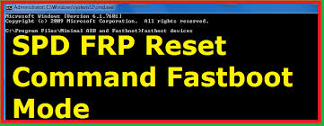 Connect the phone with fastboot mode · 3. Get All Spd Phone Frp Unlock Solutions Here Free Computer Tricks