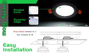 Led retrofit modules for recessed lights essentially offer the easiest solution for incorporating led lighting into a home. 2 5 Inch Dimmable Led Downlight 110v 5w 6000k Daylight White Retrofit Recessed Lighting Cri 80 With Led Driver No Can Needed 4 Pack Amazon Com