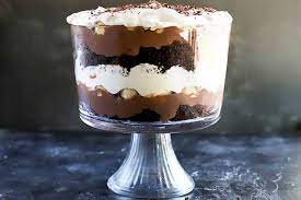 Chocolate Trifle With Bananas And