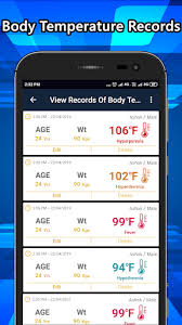 Kinsa smart thermometer is another popular thermometer app for android and ios users which let you to easily get sign of sickness. Download Body Temperature Checker Info Free For Android Body Temperature Checker Info Apk Download Steprimo Com