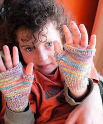 These fingerless mitts are perfect for cool fall days, and you can decorate them any way you like. Ravelry Adorable Kids Fingerless Gloves Pattern By Wei S Leong