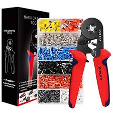 Preciva Crimpzangen Aderendhulsen Set Aderendhulsenzange Mit 1200 Stuck Aderendhulsen Tool Kit 025 1000 Qmm Crimping Tool Crimping Tools