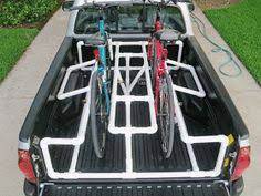 You can easily build a bike rack yourself to safely transport up to 4 bikes in the back of a pickup truck with pvc pipe and a little time, saving you a lot of money. 19 Bike Carrier Ideas Bike Bike Rack Bike Stand
