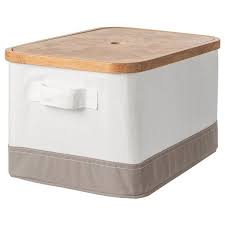 Rabbla Kasten Mit Deckel Ikea Deutschland In 2020 Storage Boxes With Lids Ikea Storage Bins