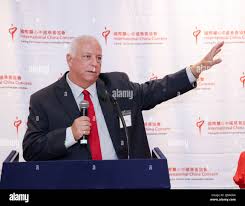 Yorba Linda, California, USA. 1st June, 2022. Mark Rafter, Founder/CEO of  Modern Day Marco Polo Enterprises, speaks about his support for the  organization, at the International China Concern (ICC) Press Conference in