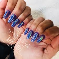 Our selection of acrylic polish is both long lasting and affordable. Sky Nails Spa Appleton Home Facebook