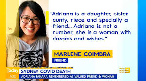 Sydney woman adriana takara remembered by friends and loved ones. J 4aor0qphwlim