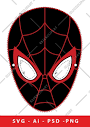 Miles Morales Spider-man, Birthday Party, Digital Paper Face Mask ...