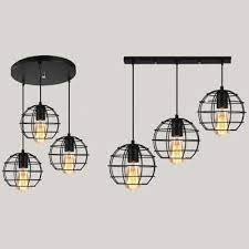Get the best deals on cage pendant necklace and save up to 70% off at poshmark now! Shop Globe Cage Pendant Lamp Metal 3 Lights Antique Black Linear Round Canopy Ceiling Light Hl530568 Buy At The Price Of 48 65 In Beautifulhalo Com Imall Com