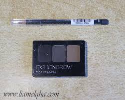 Review Maybelline Fashion Brow Cream Pencil And Maybelline Fashion Brow 3d Brow And Nose Palette Liamelqha Journey About Makeup