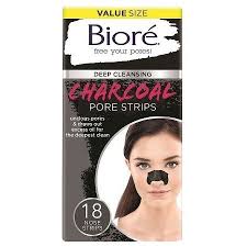 Biore Charcoal Deep Cleansing Pore Strips Review Biore Charcoal Deep Cleansing Pore Strips 18ct Pore Strips Biore Biore Charcoal