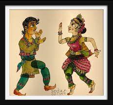 Shadow Puppet Puppets Kukla Golge Oyunu Indian Puppet Golge Oyunu Kuklalar Dekorasyon